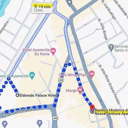 Ape A 4 Min Da Basilica Apartment Aparecida  Exterior photo